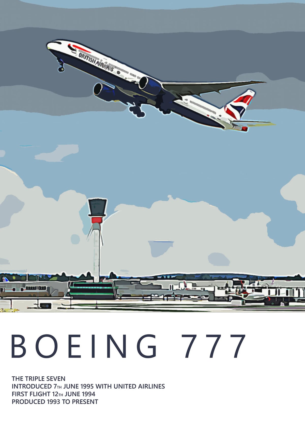 Aircraft Aviation Wall Art Poster