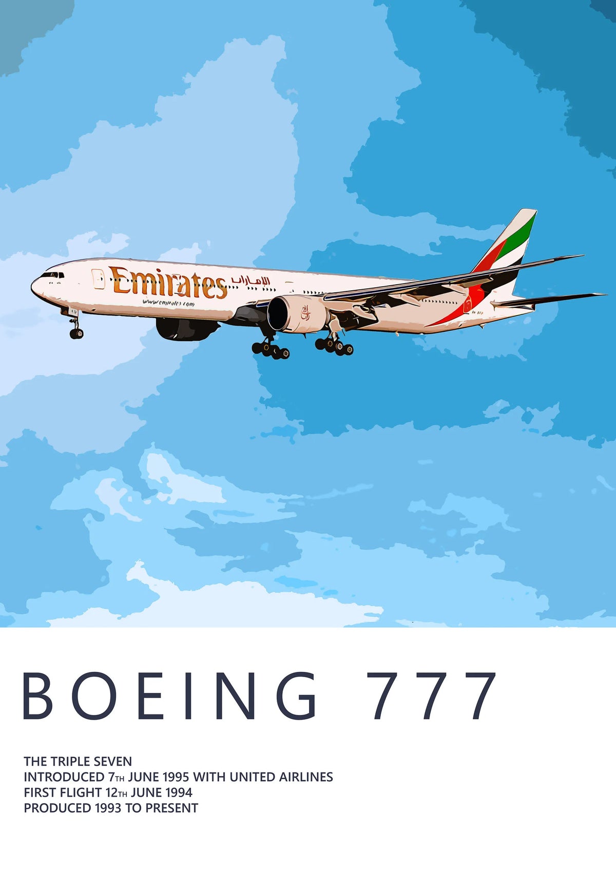 Aircraft Aviation Wall Art Poster