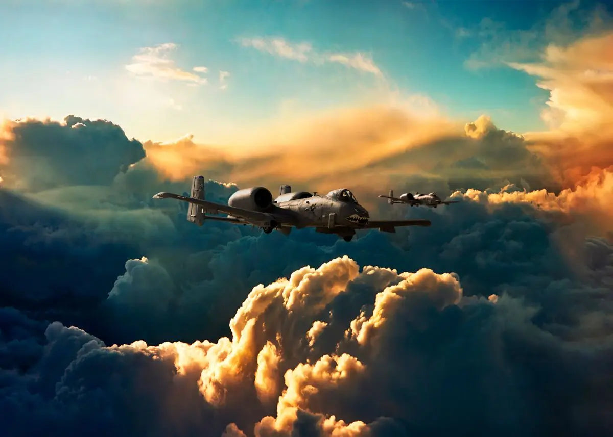 Airpower Fighter Jet Wall Art