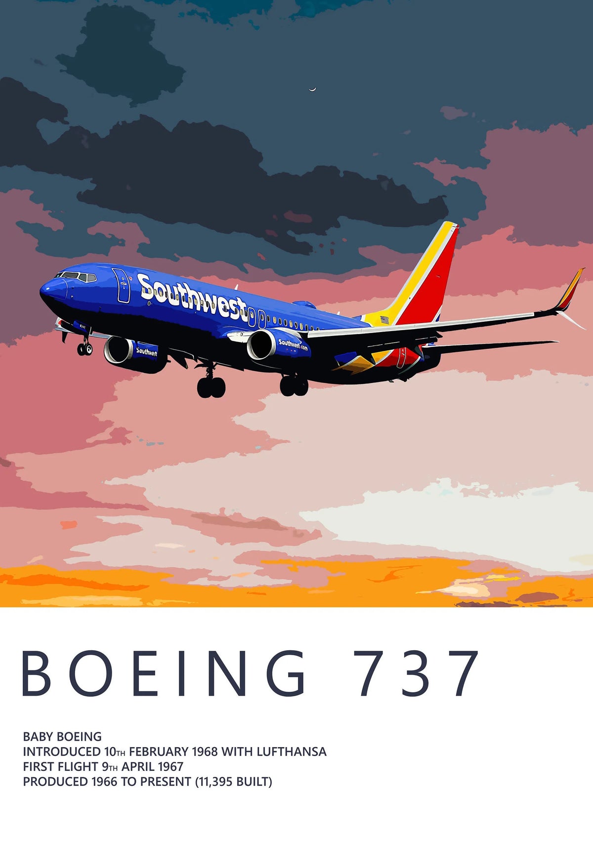 Aircraft Aviation Wall Art Poster