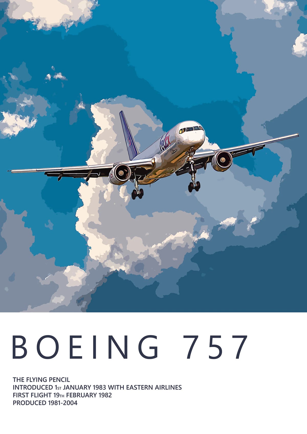 Aircraft Aviation Wall Art Poster