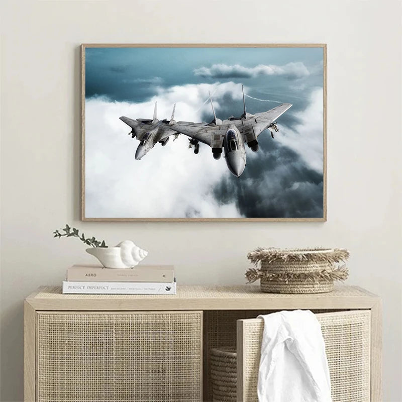 Airpower Fighter Jet Wall Art
