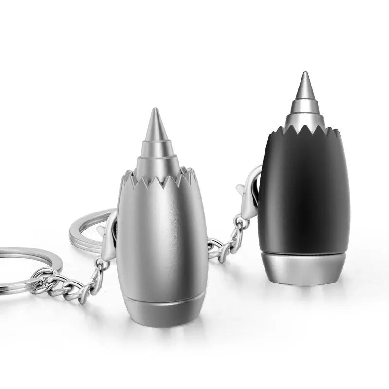 Metal Aircraft Engine Keychain